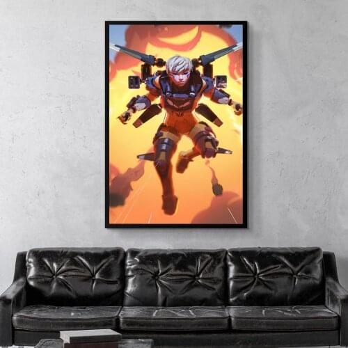 Valkyrie Art Apex Legends Video Games Canvas Poster Home Wall Painting Decoration (No Frame)