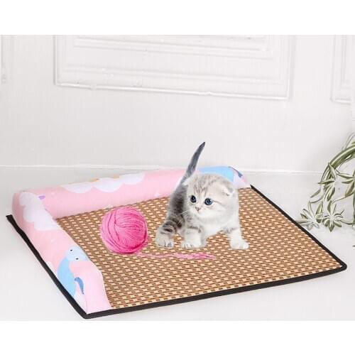 Mini Breathable Ventilation and Bite Resistance Cat Bed Removable Soft Pet Sleeper Sofa Bed Summer Cool Rest House