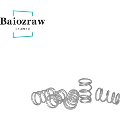 100pcs 0.6x5.7x10mm Compression Spring Pressure Spring Wire Diameter 0.6mm Outer Diameter 5.7mm Length 10mm 3D Printer Parts