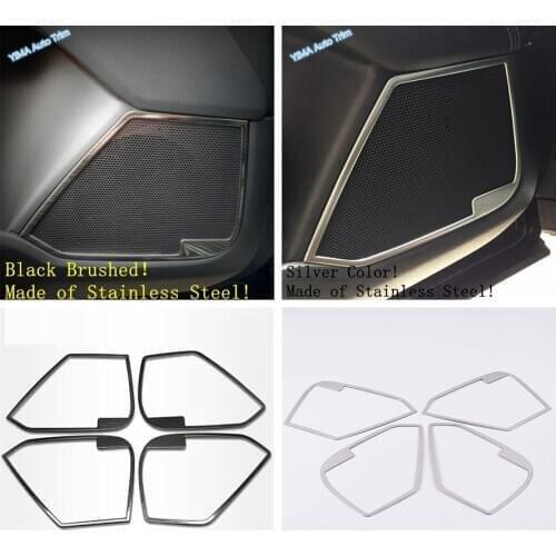 Lapetus Auto Styling Inner Door Stereo Speaker Audio Loudspeaker Sound Cover Kit Trim Fit For Mazda CX-5 CX5 2017 2018 2019 2020