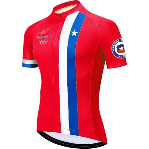Chile Cycling Jersey Bicycle Short Shirt Bike Wear Moto Clothing Sleeve Jacket Team Crossmax Mountain Ride Cyclist Tight Top