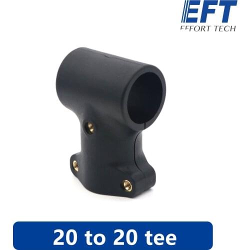 EFT four plant protection drones 20 to 20 nylon tee, horizontal and vertical 20 tubes, tripod fixed connection