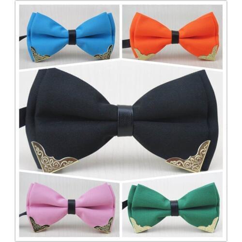 Bowtie/DIY new style High-grade product/Metal Angle design/men and women bowknot/men boutique bow tie