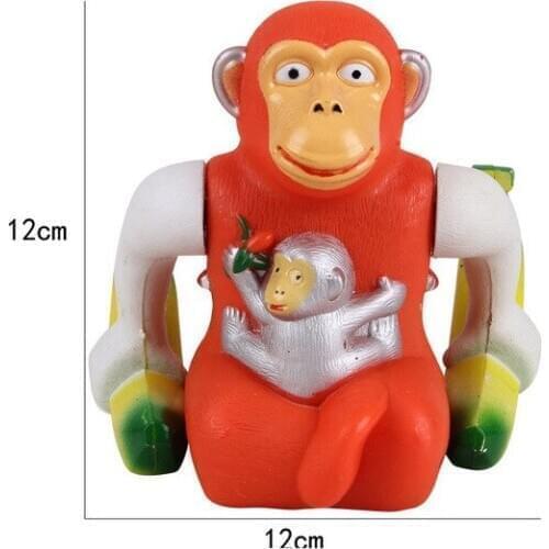 Orangutan toy Sounding The Monkey With Light & Music Plastic Electronic Tipper Orangutan Mother Monkeys Educational Children