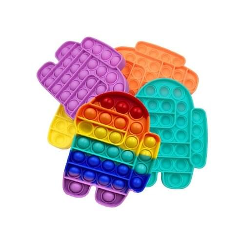 Spiderman Fidget Toys Cartoons Anime Figure Hero Pop Intelligence Toys Environmentally Friendly Silicone Release Stress Toys