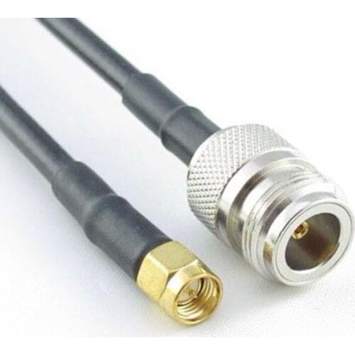 RG58 Cable N Female Jack To SMA Male Plug RF Coaxial Connector Jumper Pigtail 50cm wire