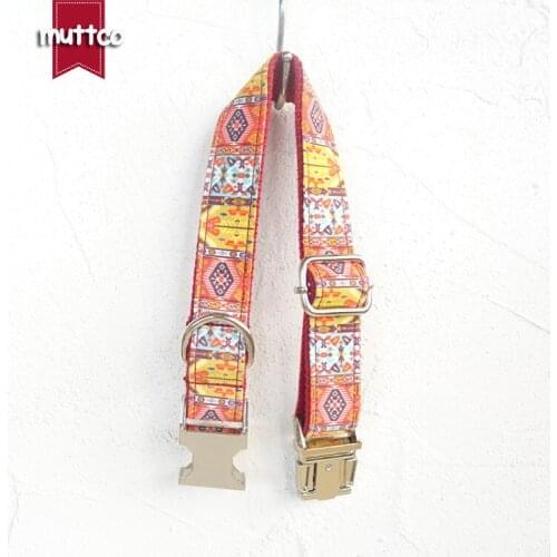 Red Bohemia Dog Leash Collar Lead Dog Puppy Walking Running Leashes Training Rope Belt For Small Medium Large Dogs Pet Supplies