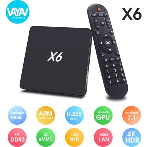 Hot Selling Factory Wholesale Smart Box for IPTV Support Multi-language X5 Android 7.1 TV Box