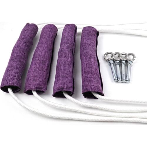 Iyengar Yoga Wall Ropes Sling Set Anti-gravit 17mm Yoga Auxiliary Wall Rope Yoga Hanging Belt GYM Suspension Exercise Training