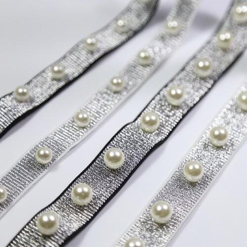 Pearl Elastic Bands 15~20MM Elastic Ribbon Clothing Bags Trousers Elastic Rubber DIY Sewing Accessories rubber band