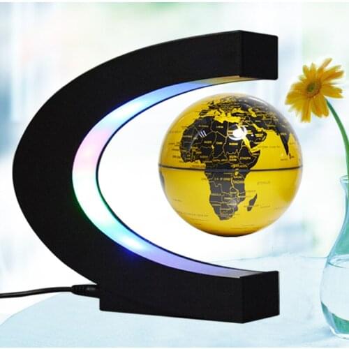 Floating Magnetic Levitation Globe LED World Map Electronic Antigravity Lamp Novelty Ball Light Home Decoration Birthday Gifts