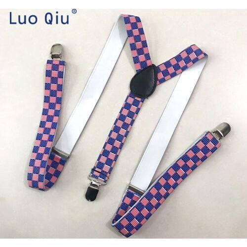 2019 Adjustable Elasticated Adult Suspender Straps Unisex Women Men Y Shape Elastic Clip-on Suspenders 3 Clip Pants Braces