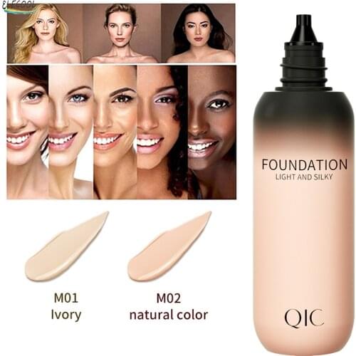 ELECOOL Professional Face Foundation Cream Full Concealer Makeup Cosmetics Waterproof Base Brighten Whitening Cover Dark Circles