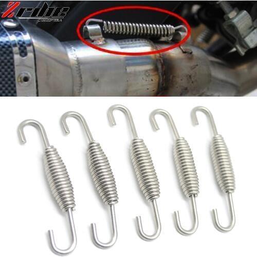 Motorcycle Exhaust System Springs Fully Rotatable Stainless Steel Springs For HONDA CBR 400 cbr600 CBR900RR CBR250R CBR1000RR