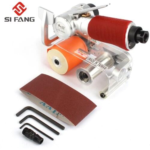 Si Fang Pneumatic Air Belt Sander Air Belt Sander 60x50mm Sanding Tool Air Pneumatic Sanding Tools Orbital Air Polisher Tool