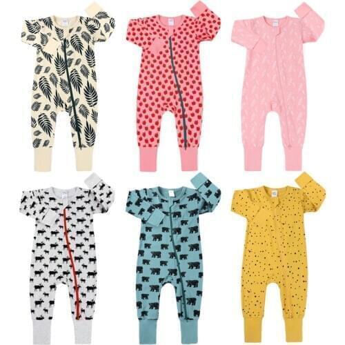 Cute Cartoon Newborn Baby Romper Girls Boys Animal Stripe Clothes for Kids Long Sleeve Autumn Rompers Jumpsuit Outfits Costumes