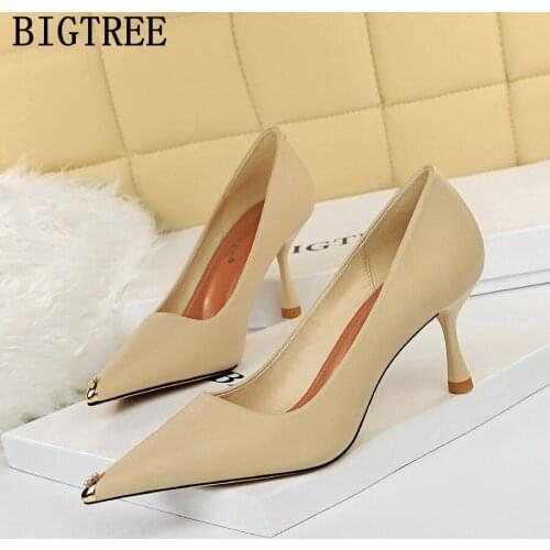 Stiletto Heels Fashion Office Shoes Women Pumps Fetish High Heels Sexy Luxury Shoes Women Valentine Shoes Scarpe Donna 2021