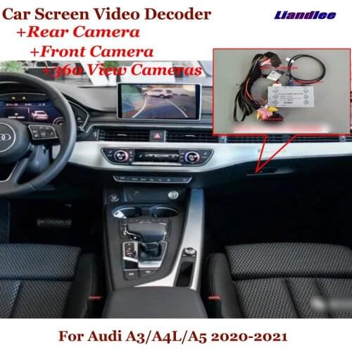 DVR Reverse Parking Image Decoder Rearview Front 360 Camera Car Origina Screen Upgrade For Audi A3/A4L/A5 2020-2021