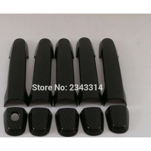 10pcs For 2006 2007 2008 2009 2010 2011 2012 Toyota RAV4 Chrome Door Handle Cover Trim Molding RAV 4 Bezel Garnish Accessories