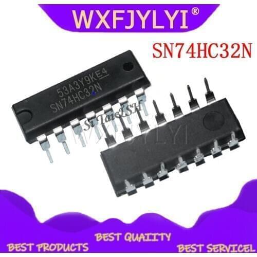 10PCS SN74HC32N DIP14 SN74HC32 DIP 74HC32N 74HC32 new and original IC
