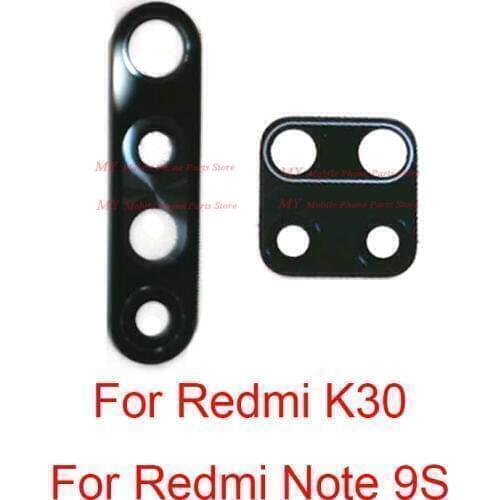 10 PCS Cell Phone Rear Camera Glass Lens For Xiaomi Mi Redmi K30 / Note 9S Note9S Back Big Main Camera Lens Glass Spare Part