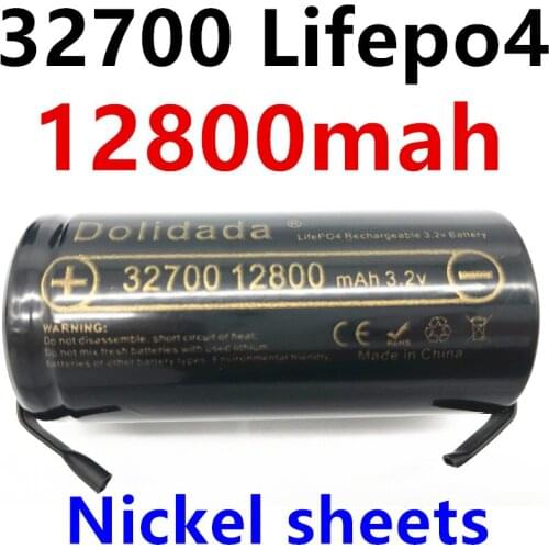 100% original 3.2V 32700 7000 mAh High Power Battery 6500 mAh LiFePO4 35A 55A Continuous Battery Discharge + Nickel Sheets
