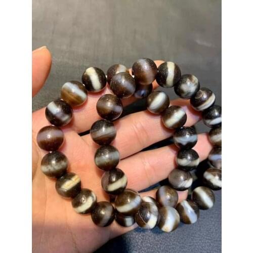 5pcs/lot antique charming weathered patina texture tones make people love it first-line pharmacist bead agate bracelet wholesale