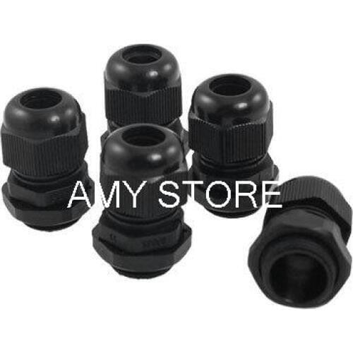 5pcs Water Proof Plastic PG11 Cable Glands Fasteners