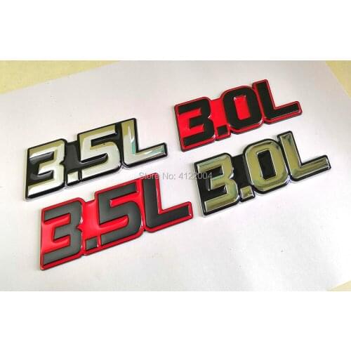 3.0L 3.5L Energy Emblem Trunk Sticker Decal For PEUGEOT CITROEN Renault LADA LIFAN OPEL SAAB SEAT Infiniti