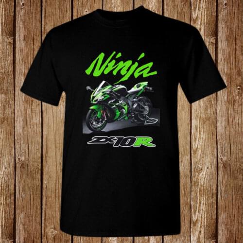 Print T-Shirt Mens Short Classic Japanese Motorcycle Fans Ninja ZX10R Motorcycle Mens New T-shirt O-Neck Hipster T-shirts