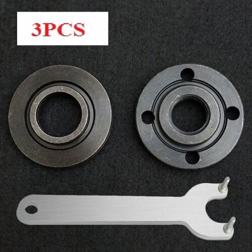 M14 Wrench Fix Angle Grinder Inner Outer Flange Nut Thread Inner Outer Nut Set Nut Tool Flange Nut Set Tools Wrench