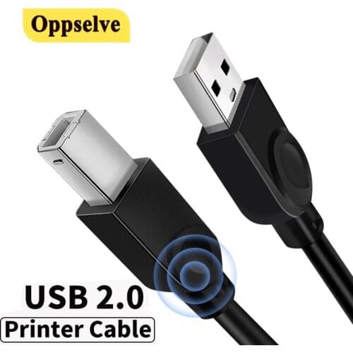 Print Cable USB 2.0 High Speed Transmission Wire Type A to B Printer Cable For Lenovo Canon Epson HP Tablet 3D Label USB Printer
