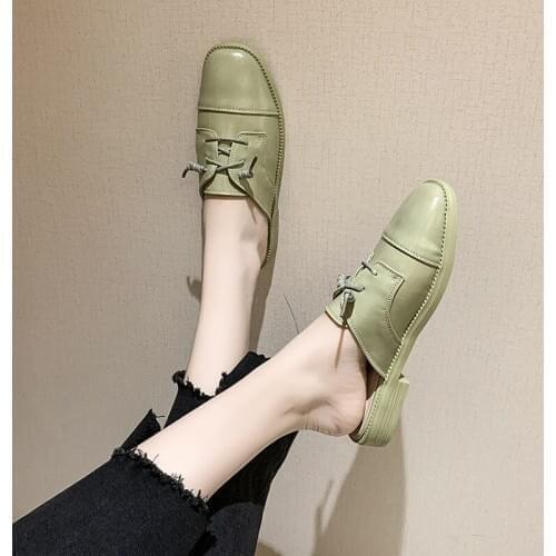 New Slippers PU leather solid color outdoor 2020 trend slippers Soft bottom comfortable women flip flop zapatos mujer U30-03