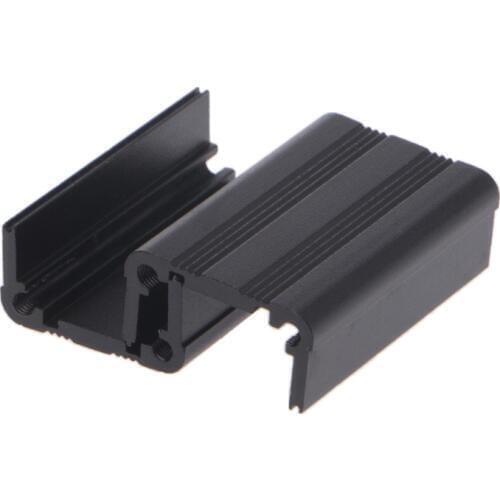 New DIY Extruded Electronic Project Aluminum Enclosure Case Black 40x25x25mm