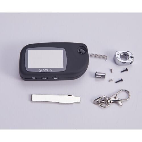 New case for Starline A9 A8 A6 uncut blade fob case cover A9 FOB alarm switchblade key + A9 A6 A8 Glass