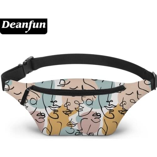 Deanfun 3D Printed Fanny Pack Gifts for Enjoy Sports Festival Workout Traveling Running Casual Waterproof Waist Pack