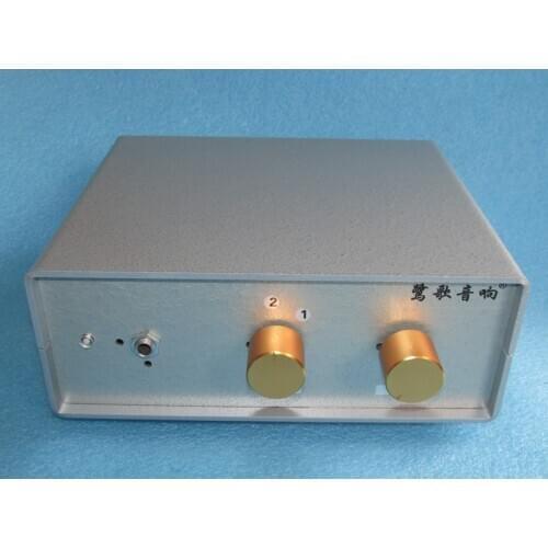 Transformer for mobile phone, MP3 and computer, phase inversion to drive germanium tube output, 0.5W headphone preamplifier