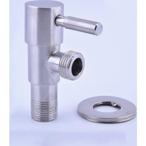 Faucet Angle Valve Stainless Steel 304 Water Valve Stop Valve Diverter Toilet Valve Control Bathroom Kitchen Accessories