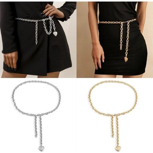 Body Jewelry Party Fashion Women Heart Waist Chain Belt Women Girl Chain Alloy Belly Chain