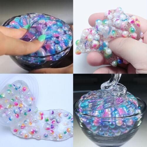 Pearl Mermaid 1 Box Kids Toys Beads Making Supplies DIY Scrapbooking Crafts Making Kit Charms Educational Toy