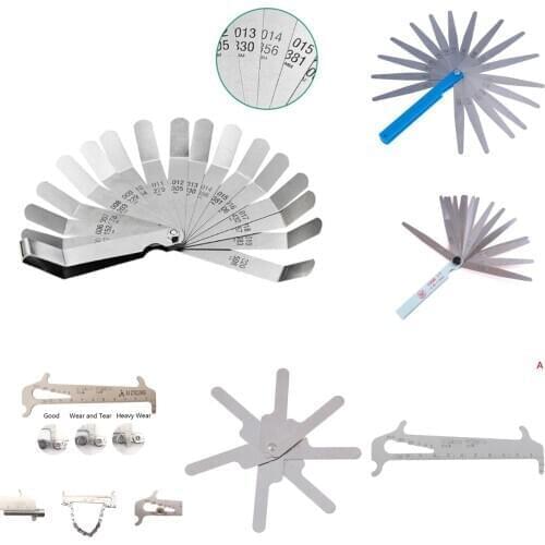 1PCS 0.02 to 1mm Useful Measurement Tool 1PCS New Blades Spark Plug Thickness Gap Metric Filler Feeler Gauge Hot Sale