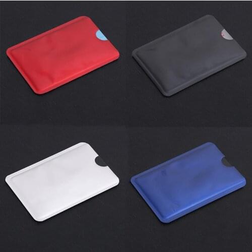 10pcs Multicolor New Women Men Bank Card Holder Ba Student Id Bank Card Case Protection Metal Credit Card Case