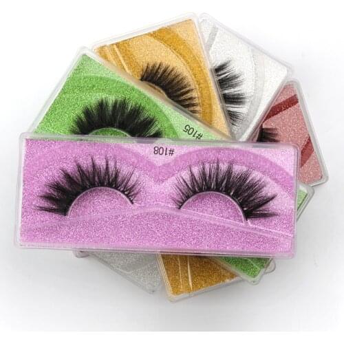 Wholesale Eyelashes 4/30/50/100pcs 3D Mink Lashes Natural Mink Eyelashes Wholesale False Eyelashes Makeup False Lashes In Bulk