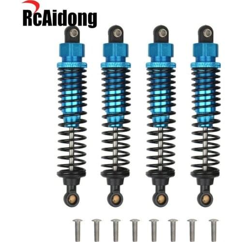4pcs Aluminum Oil Shocks Absorber for Tamiya Super Blackfoot/King Blackfoot 1/10 RC Buggy Chassis
