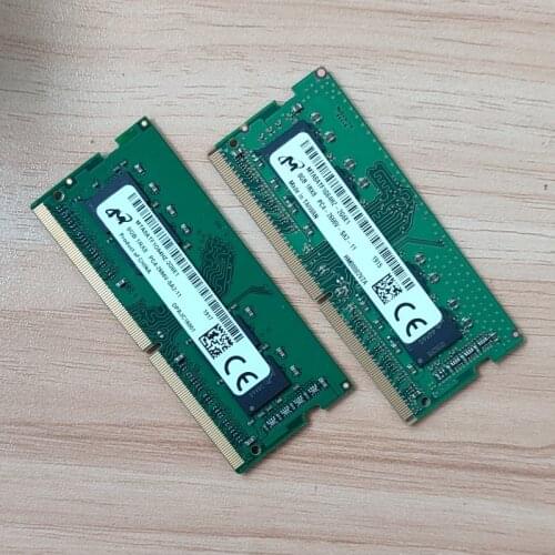 Used Micron RAMS DDR4 8GB 2666MHZ laptop memory 8GB 1RX8 PC4-26666V-SA1/SA2-11 notebook memoria 8GB 2666 DDR4 memory