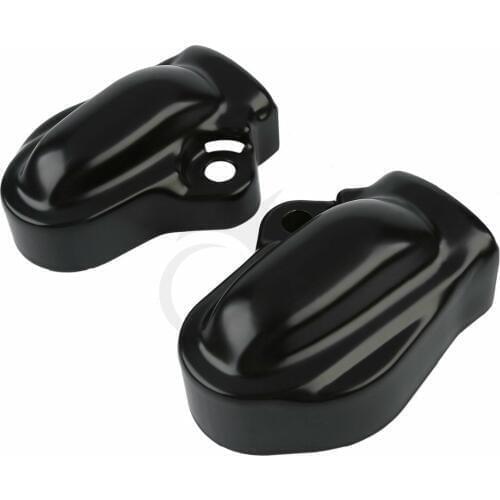 Black Chrome Bar & Shield Rear Axle Covers For Harley V-Rod VRSCA VRSCDX VRSCAW VRSCF Destroyer