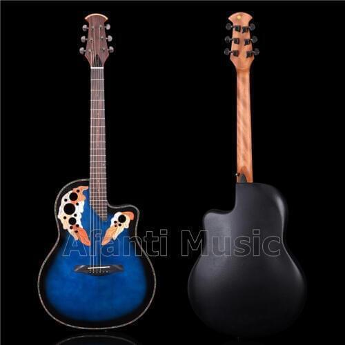 HOT! Afanti Music Super Roundback/ Carbon Fiber Back & Side Acoustic guitar (ANT-164S)
