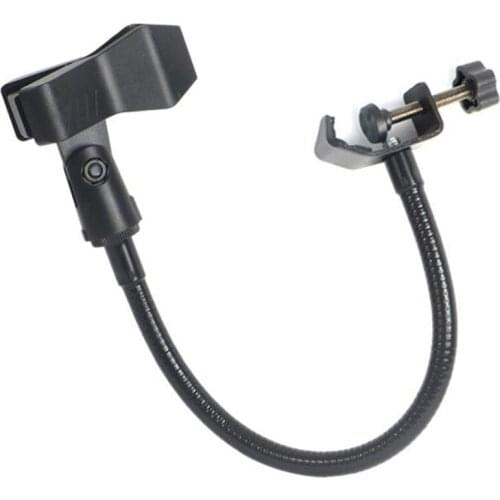 New Flexible Gooseneck Microphone Stand with Desk Clamp for Radio Broadcasting Studio, Live Broadcast Equipment