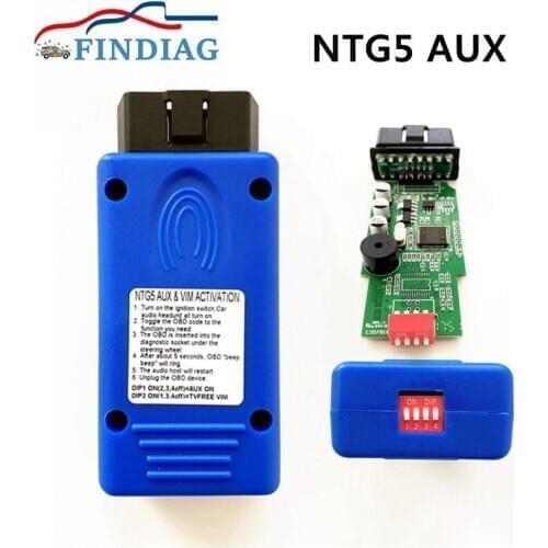 Newest NTG5 AUX & VIM Activator TV FREE COMAND Online OBD2 C/S/V Class GLC From 2014 W205 X253 V/X/W222 W447