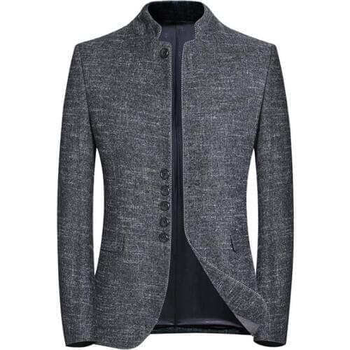 Autumn Mens Suits Blazer Leisure Slim Jacket Outer Men Blazers Mens Coat Male Outerwear Casual Plus Size XXXL Tops
